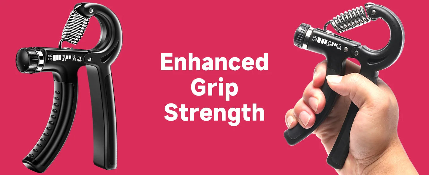Adjustable Hand Gripper Kit Stress Relief Portable