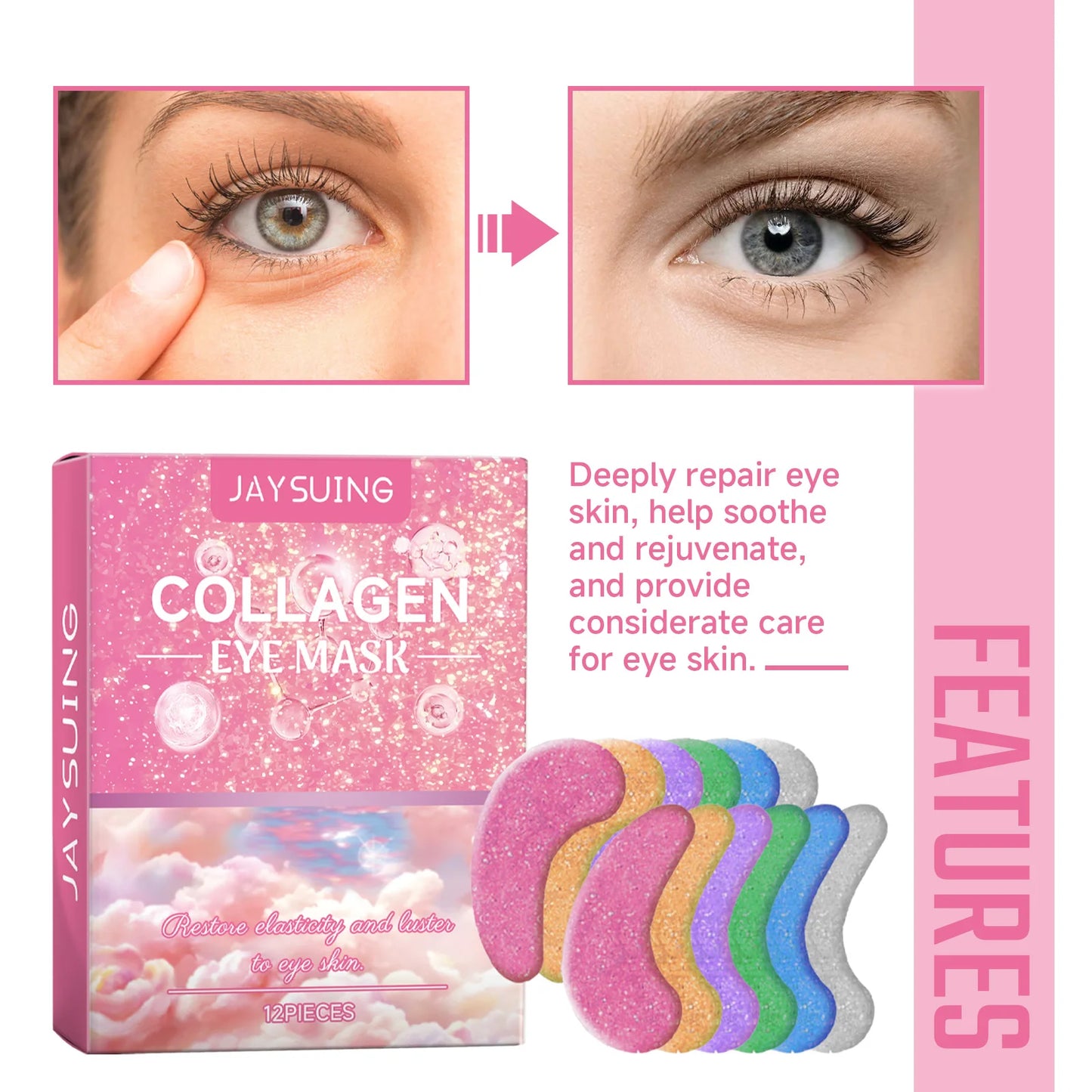 Collagen  Mask Eye Care Fade Dark Circles