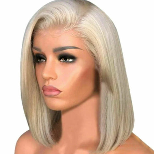 Short Straight Wig Inverted Hair Process Natural