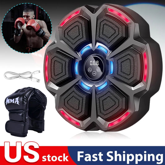 Music Boxing Workout Adjustable Speed Wall-Mounted