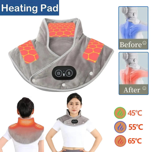 Neck Pad Cervical Wrap Thermal Compress Massager