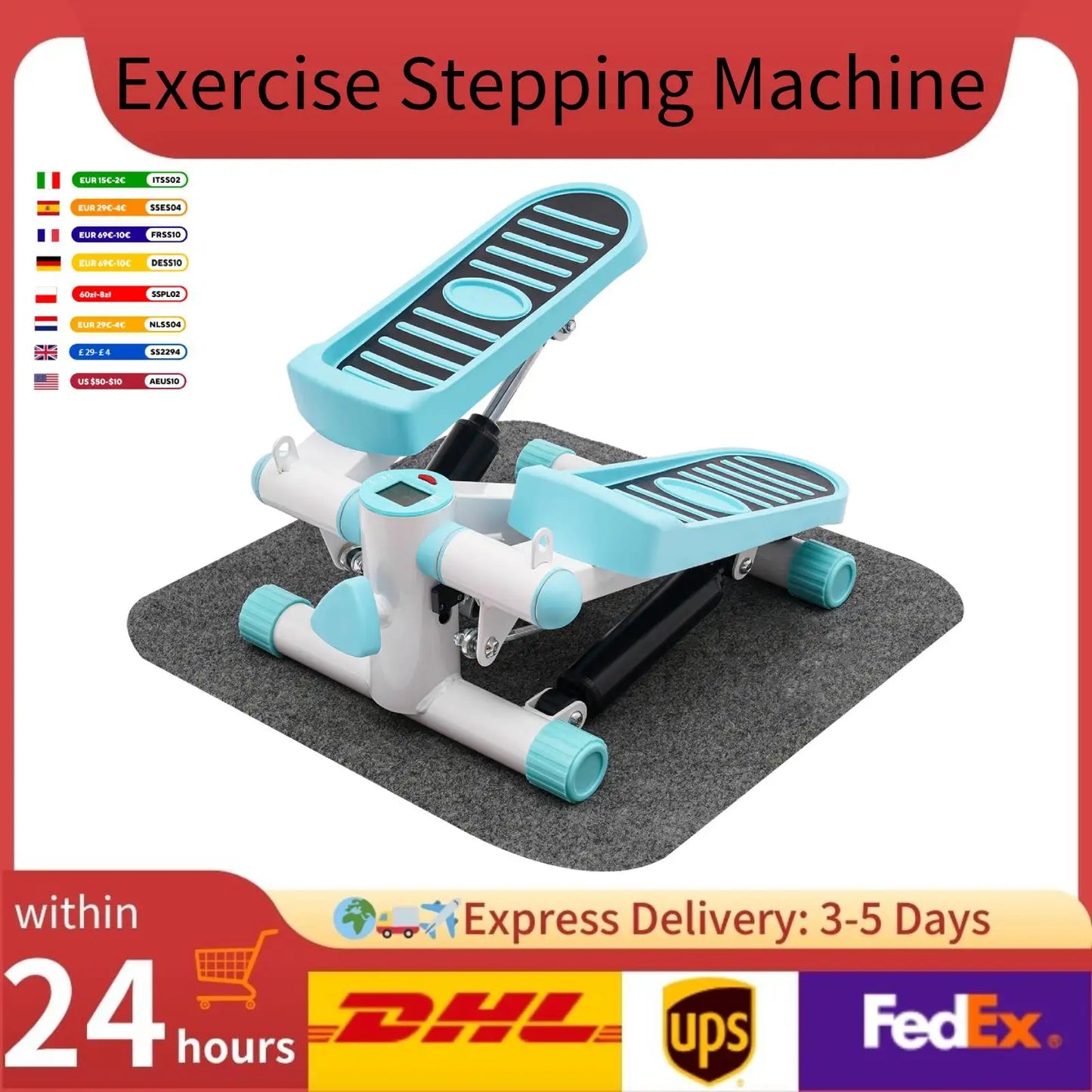 Portable Exercise Stepping Fitness Mini  Workout Gym