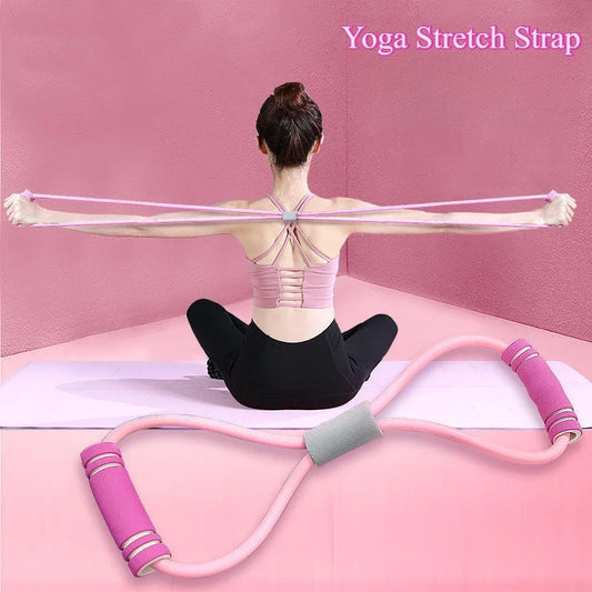 Fitness Resistance Band Women Accessories Yoga Exercises