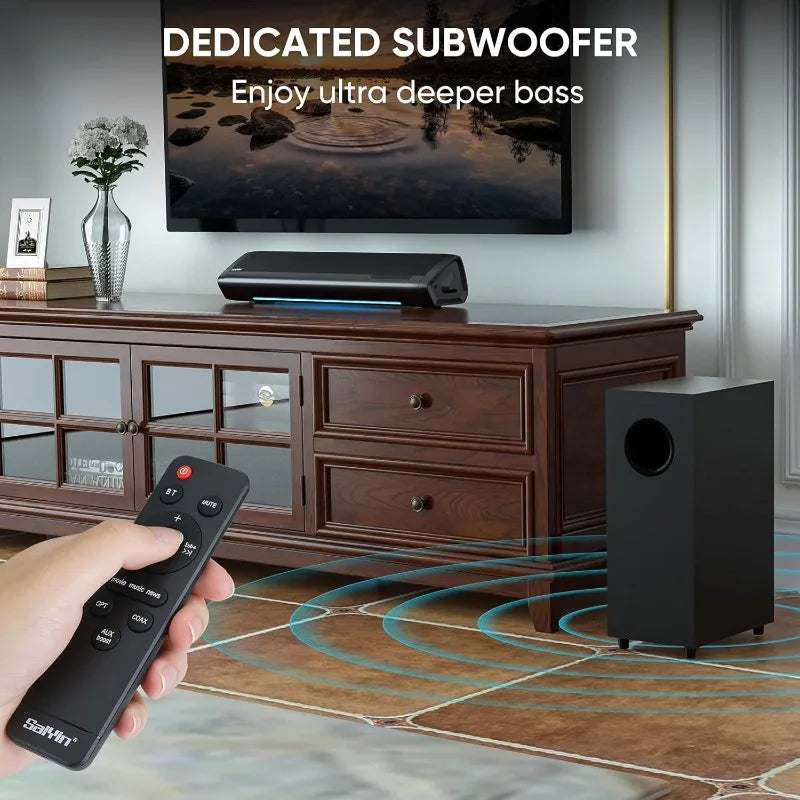 Sound Bars  TV With Subwoofer,  Bass  Monitor
