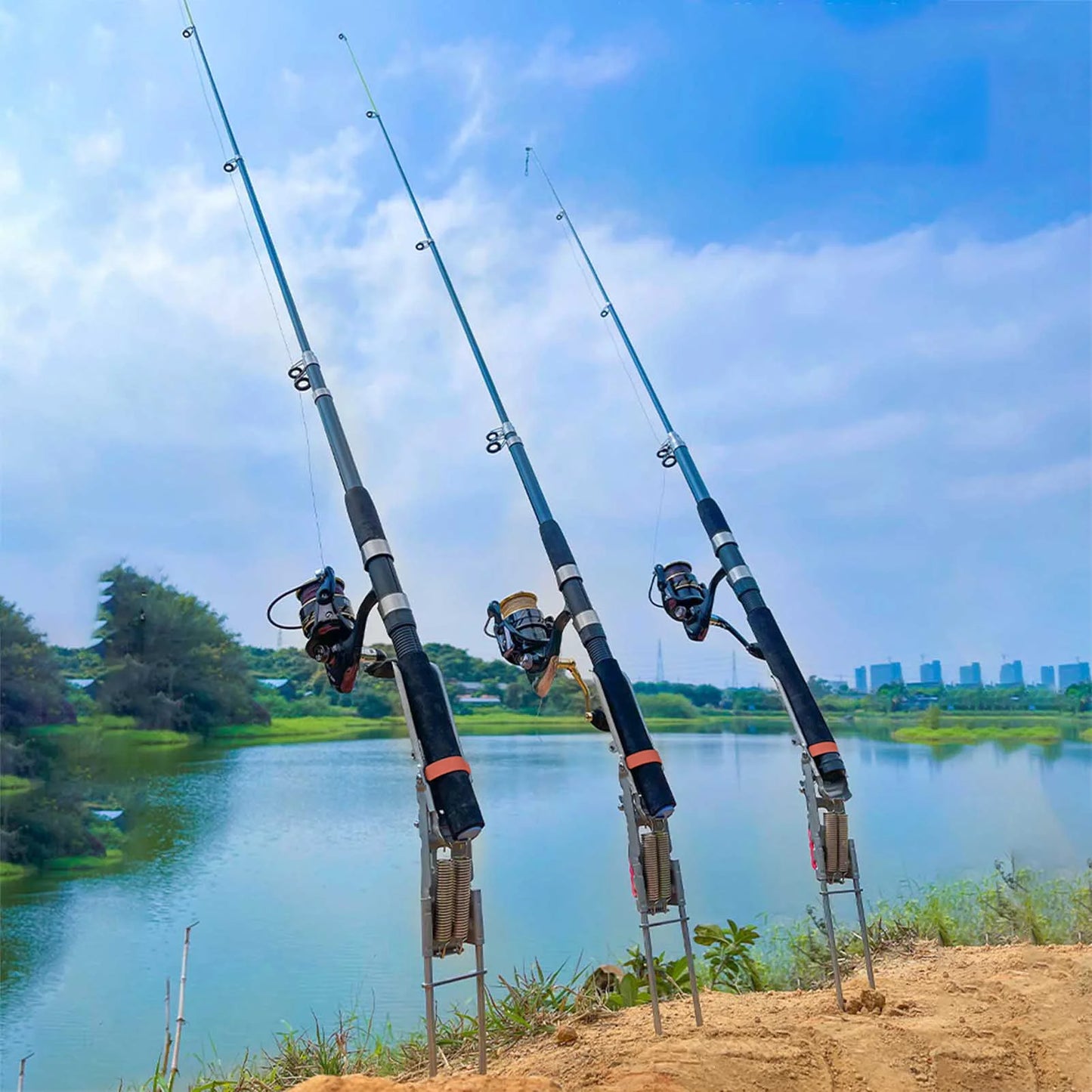 Stainless Steel Fishing Rod Holder Bracket Automatic