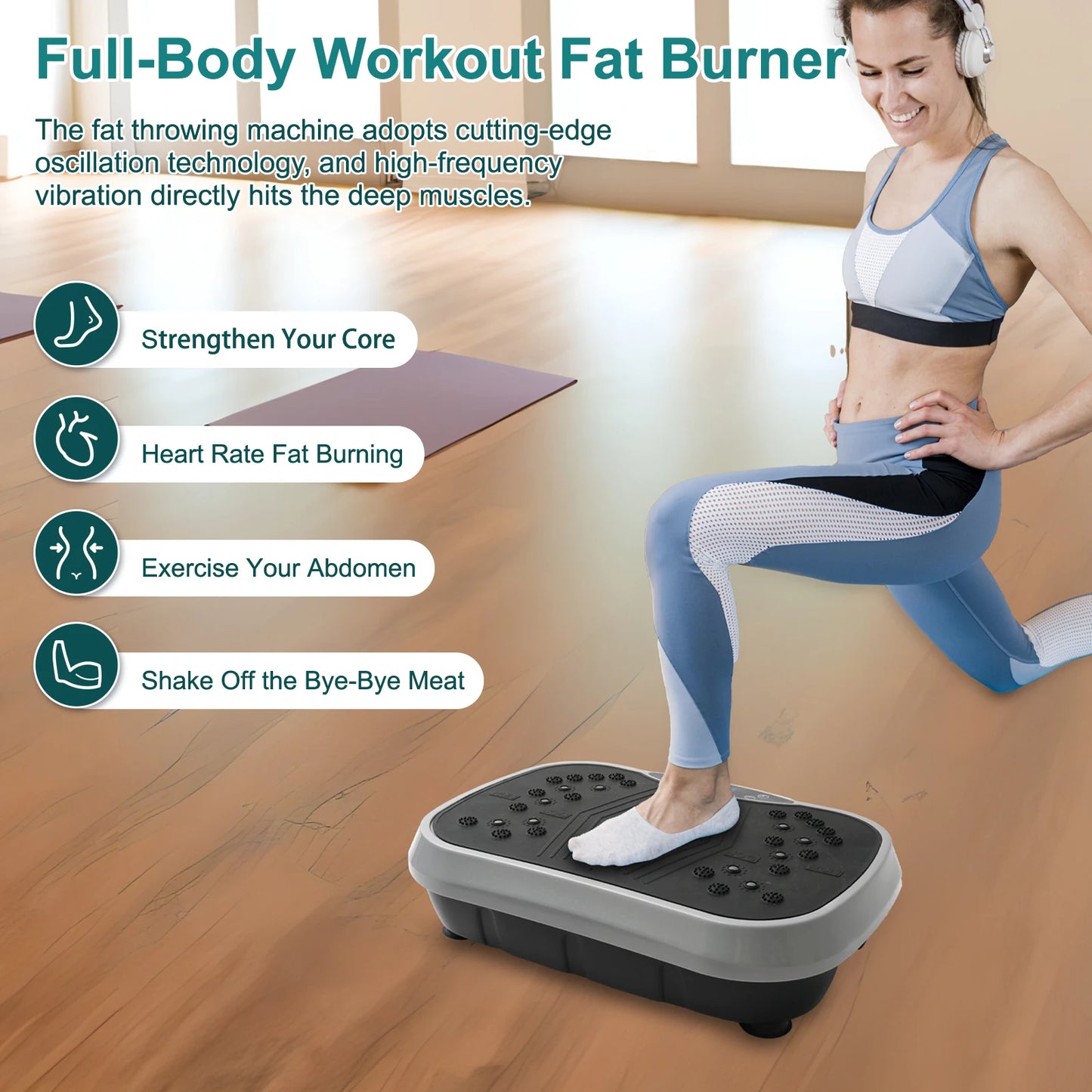 Vibration Plate Exercise Fat-Burning  Shaping  Body