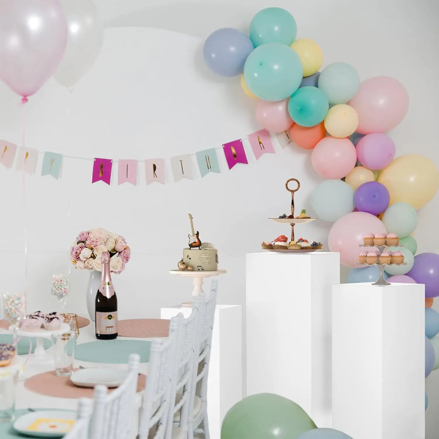 Cylinder Pedestal Stands  Wedding Birthday Party Decor