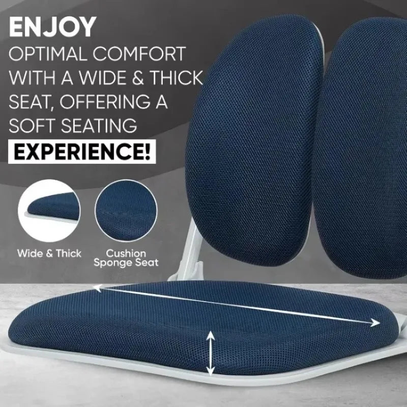 Ergonomic floor chair,   back support,  gaming  reading