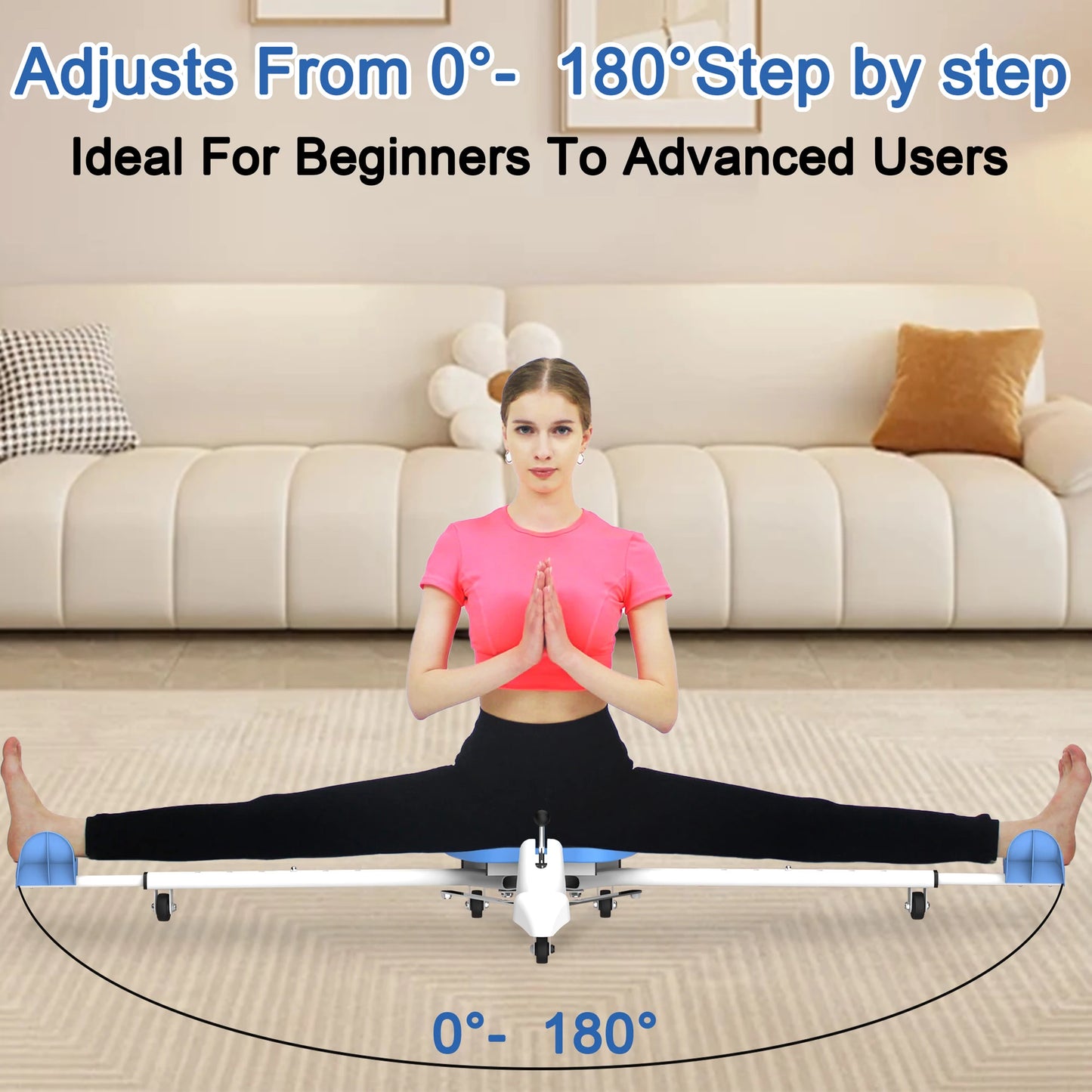 Leg Split Stretching Trainer Adjustable, Fitness Sports