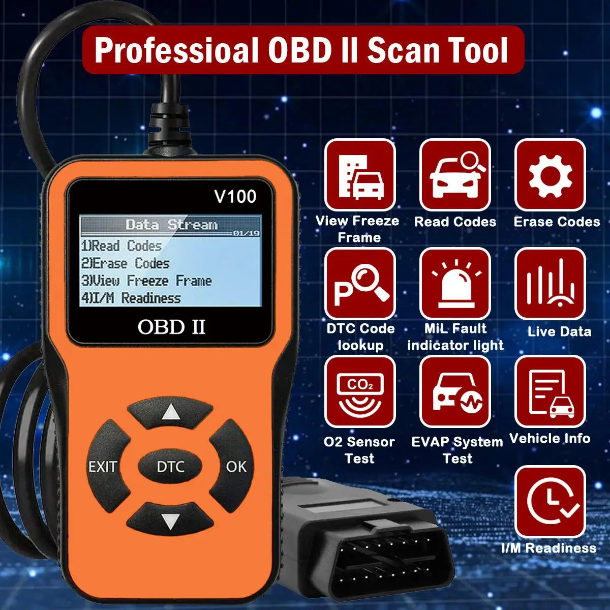 Scanner Diagnostic Tool  Fault Code Eraser Streamer
