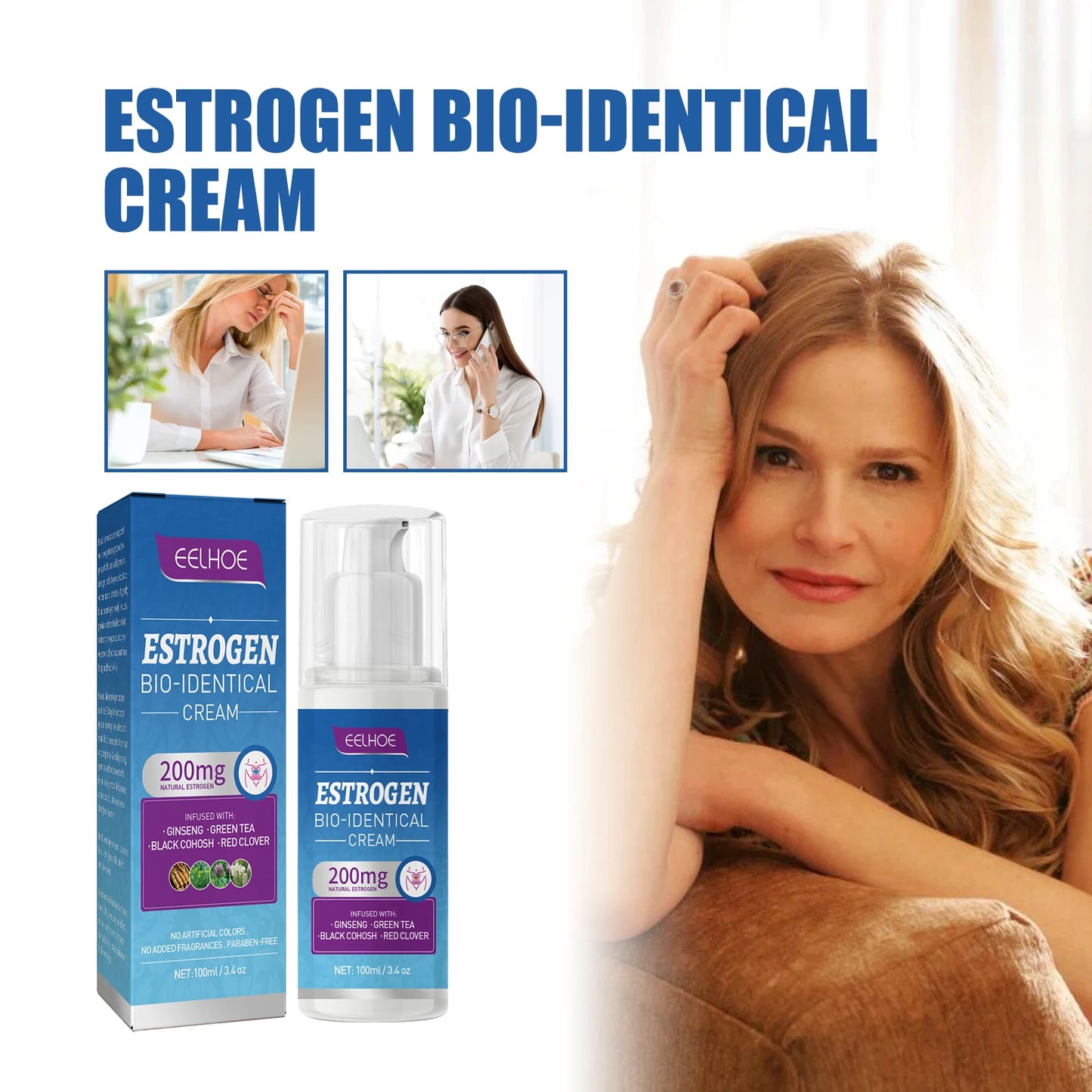 Women Menopause Balancing Cream Massage Body Care