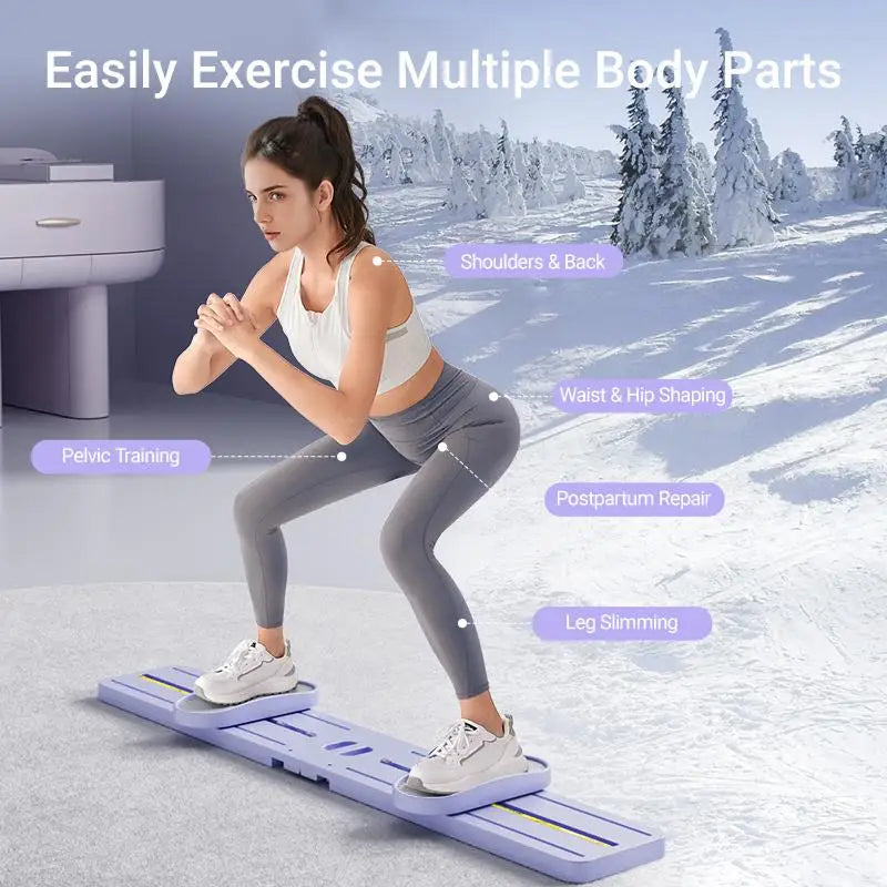 "Foldable Ski Trainer Postpartum  Home Gym Equipment"