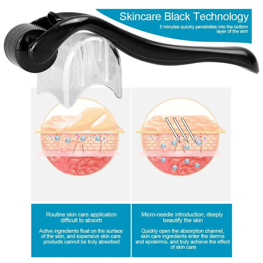 Titanium Derma Pen Roller Hair Growth Beard