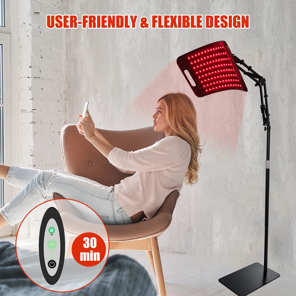 Red Light Lamp Face  Infrared Adjustable  Timer