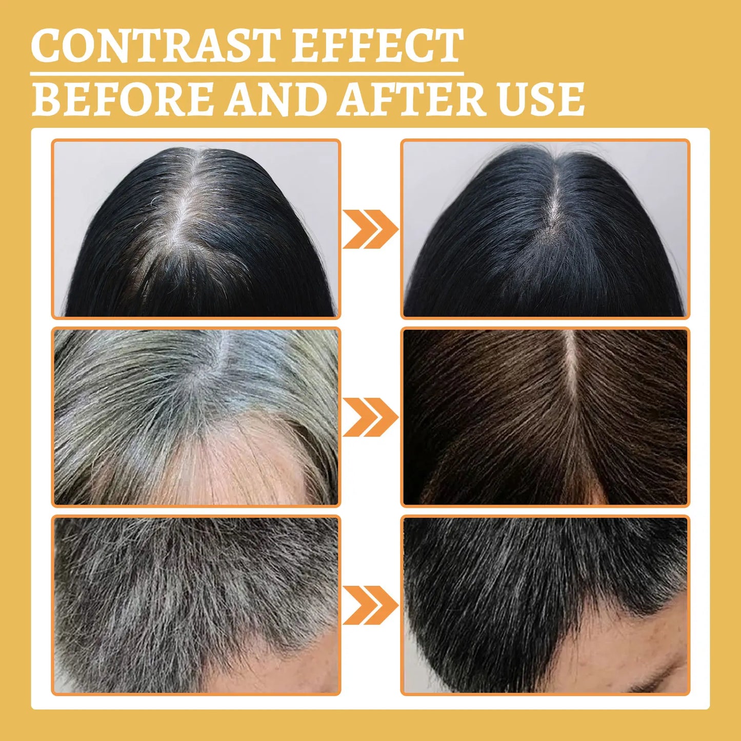 White Black  Hair Liquid Set Nourishing  Moisturizing