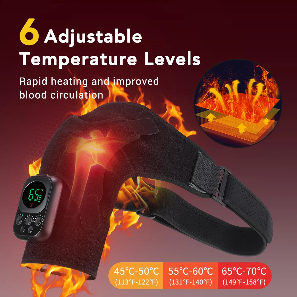 Electric Heating Shoulder Knee Massager  Arthritis Pain