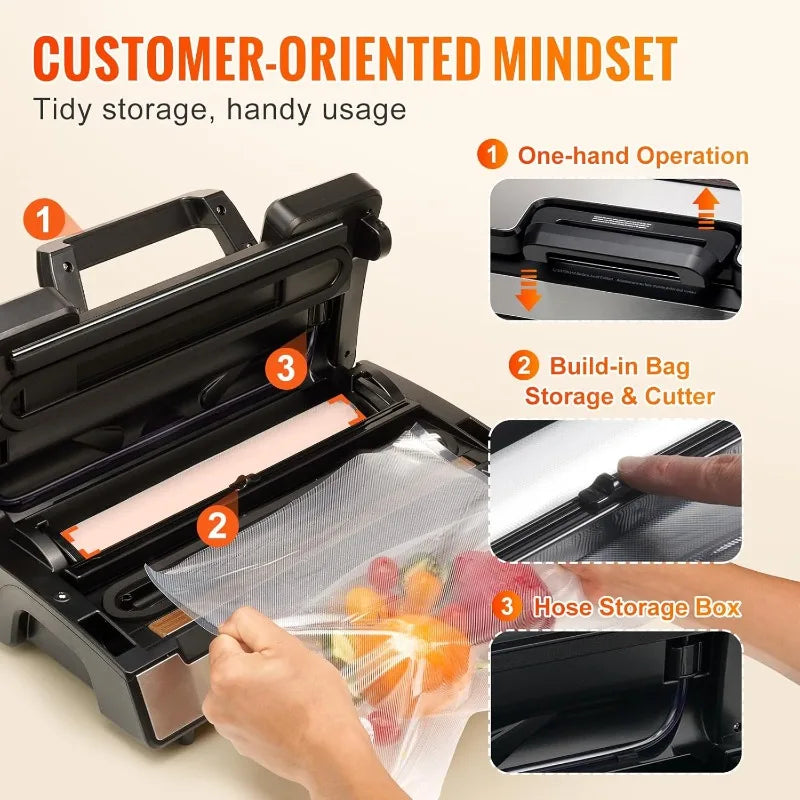 Vacuum Sealer Machine, Food Sealer Dry  Moist