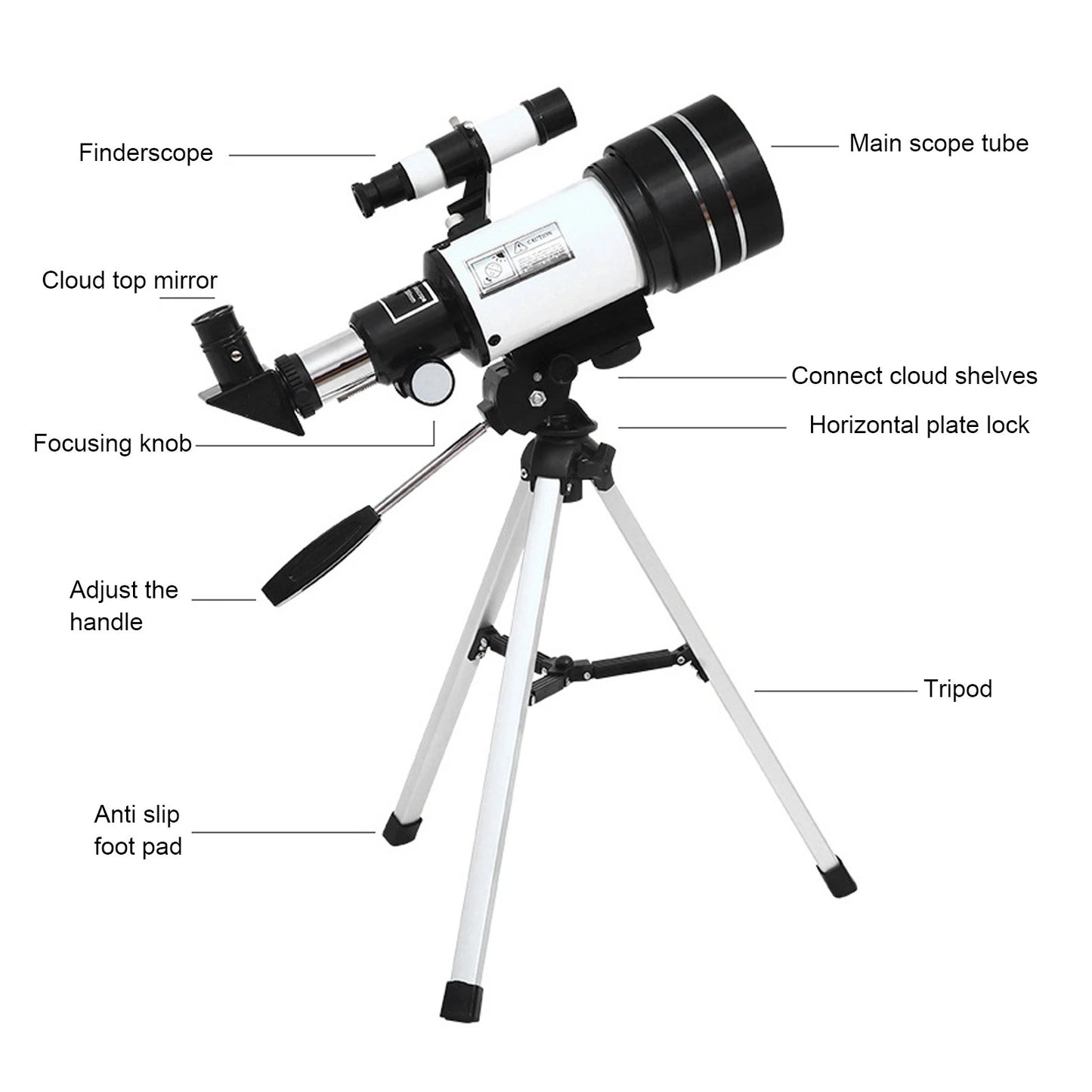 Entry Level Telescope Travel  for Beginners Adults