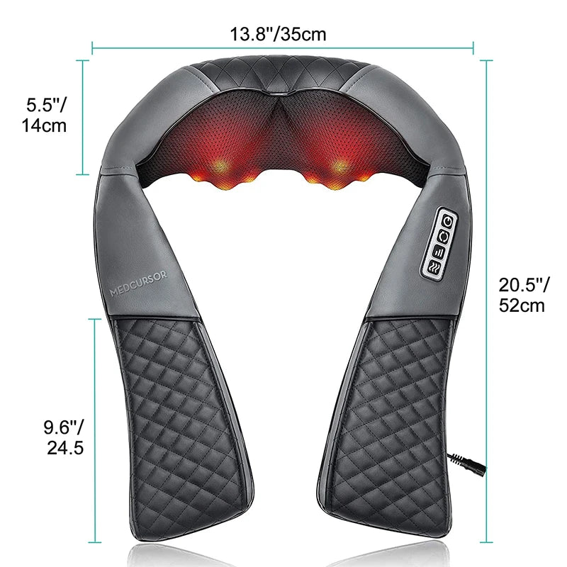 Electric Neck Back  Shoulder Kneading  Back Massage
