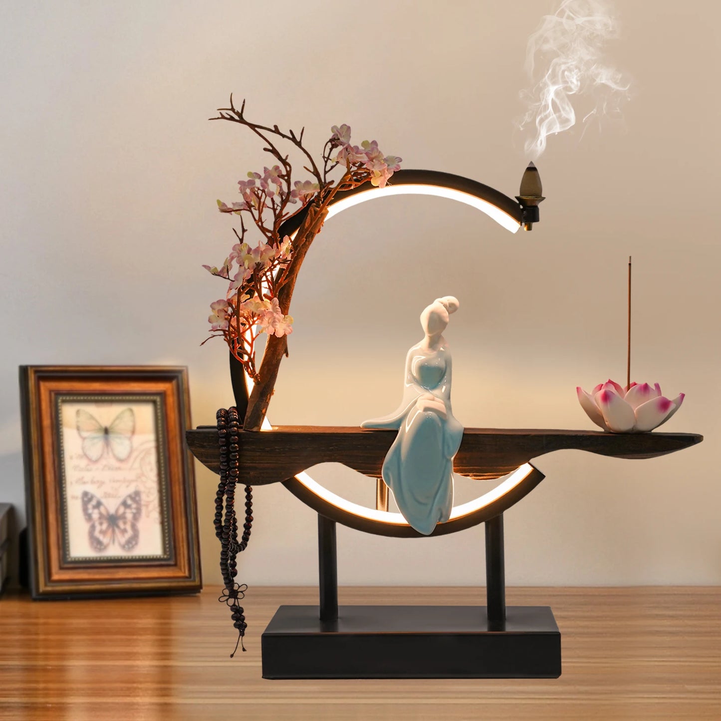 Chinese Style Zen Meditation Incense Burner Set