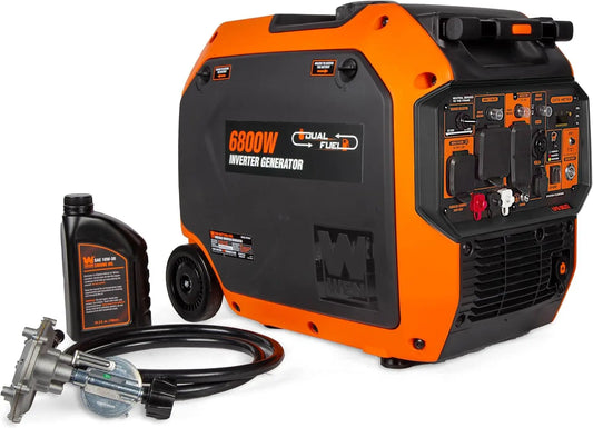 Watt Dual Fuel  Portable Inverter Generator Shut-off