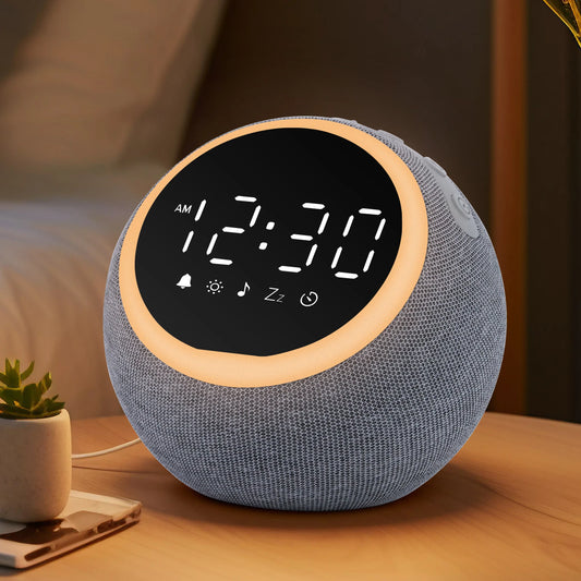 White Noise Sound Machine Alarm Clock Light