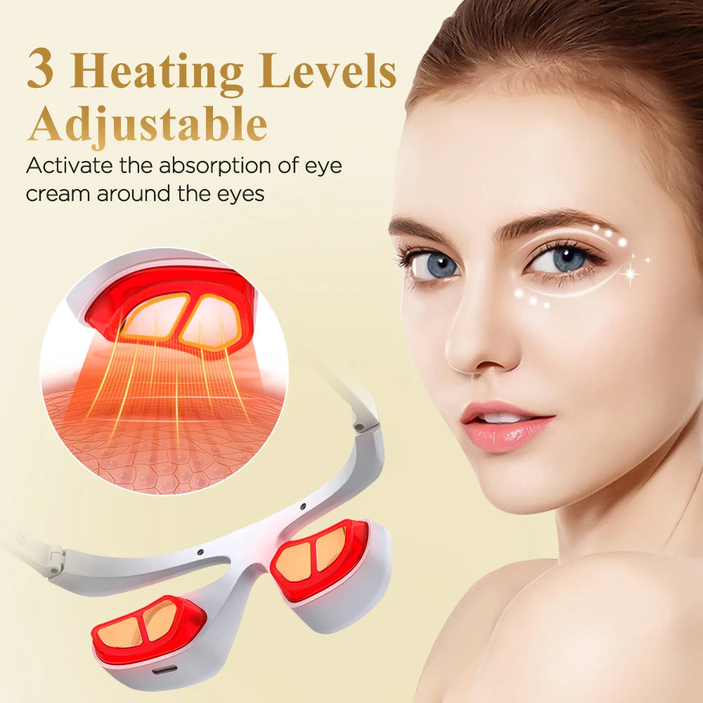 Red Light Therapy Beauty Microcurrent Eye Massager  ﻿