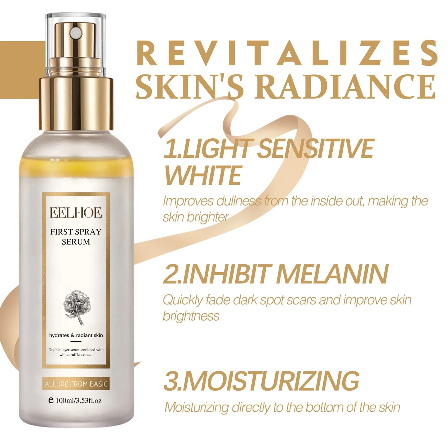 Serum White Truffle Hydrating  Pores  Skin Repairing
