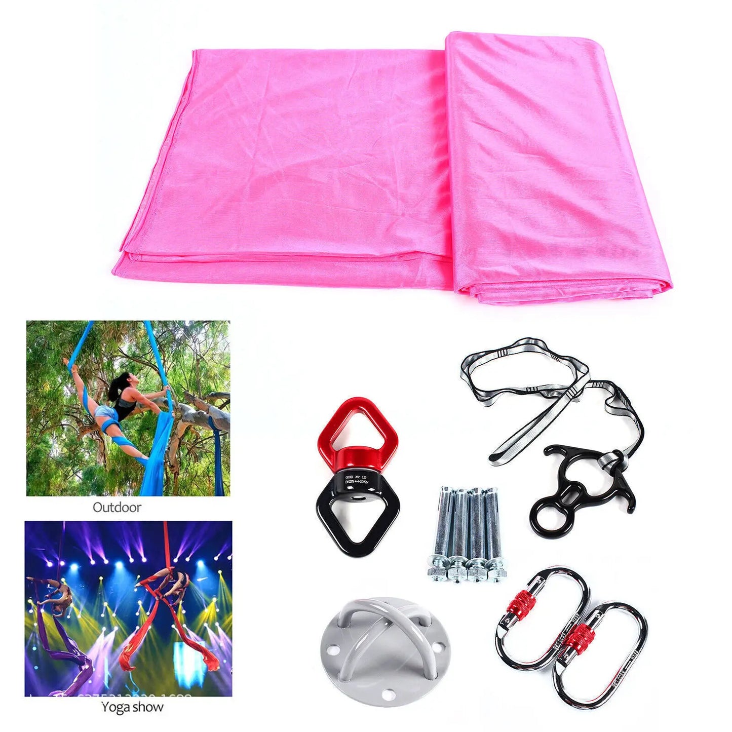 Aerial Silk Yoga Hammock Inversion Anti-Gravity