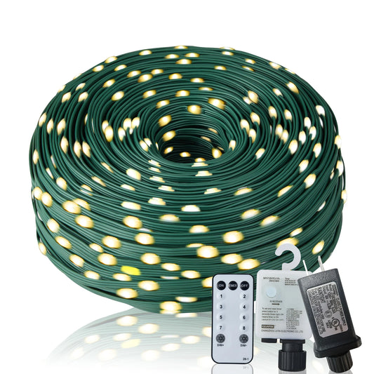Christmas Rope Lights,1000LED Outdoor Decorative