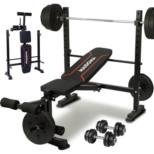 Weight  Bench Press Set  barbell Rack  Safety