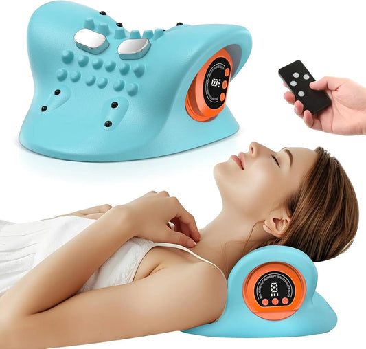 Rechargeable Portable  Neck  Back Massager Remote Control