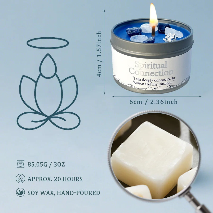 Sacred Meditation Spiritual Connection Candle  Scented Gifts