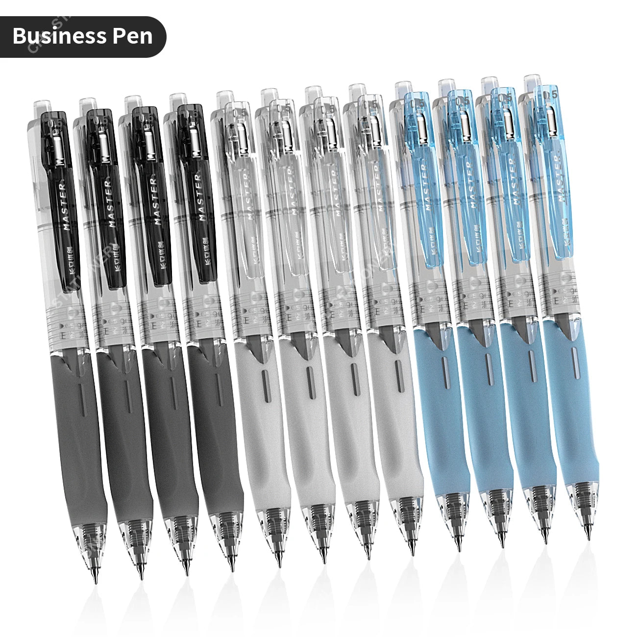 Retractable Gel Pens, Fine Tip, Quick Dry