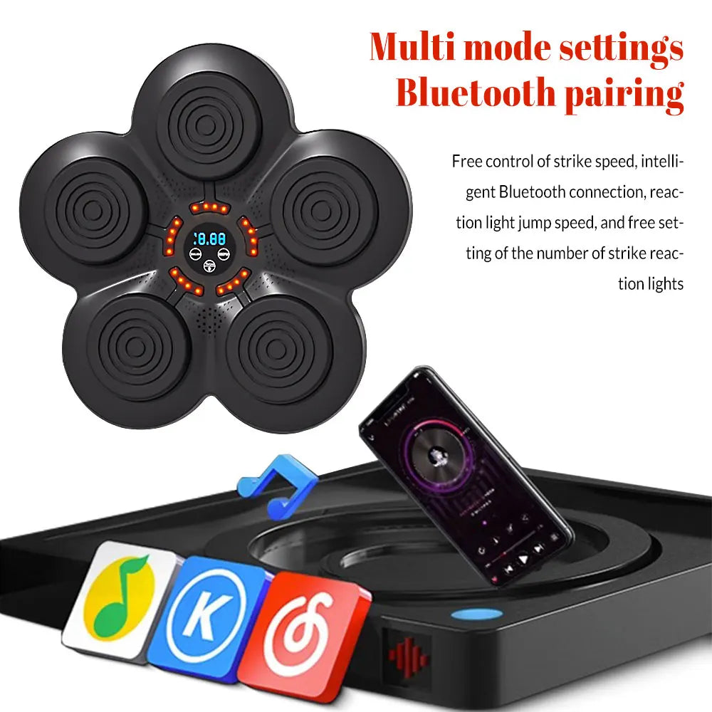 Bluetooth Music Boxing Machine Lighted USB Charging