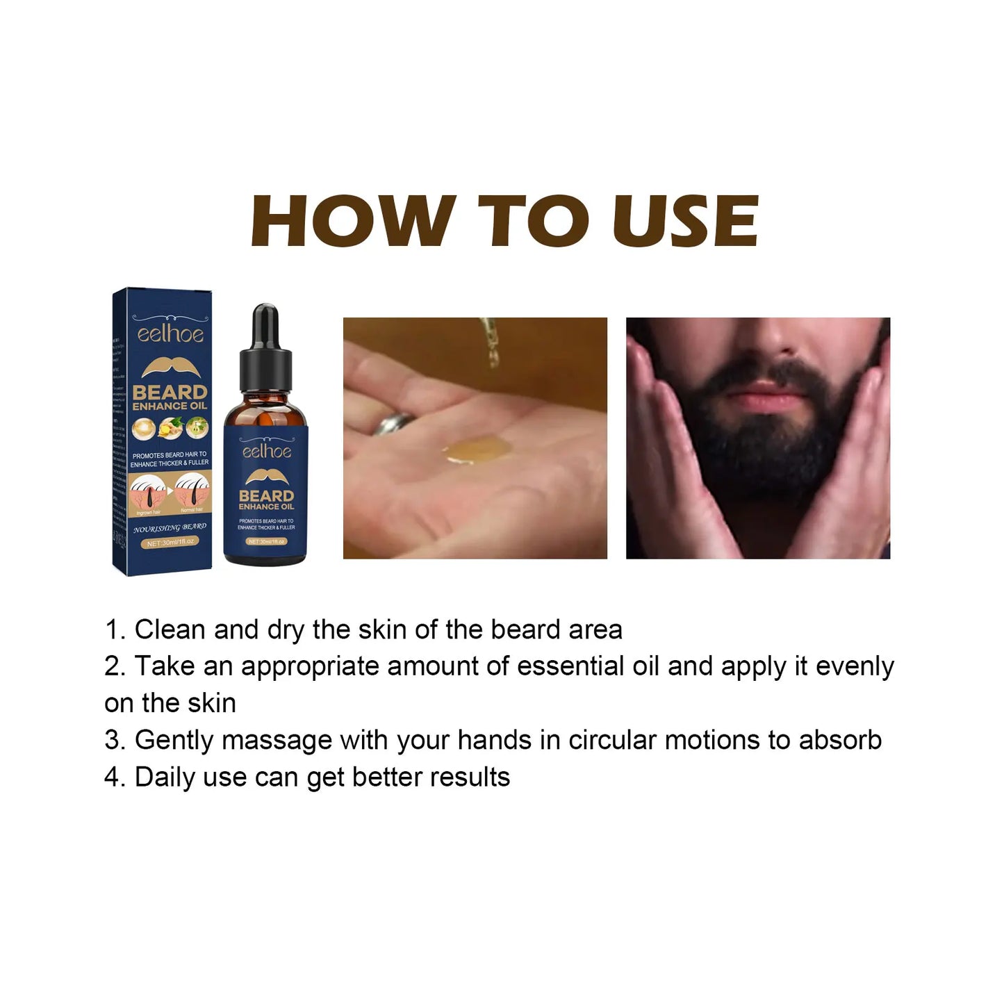Beard Care  Moisturizing  Nourishing Shaving Essential Oil