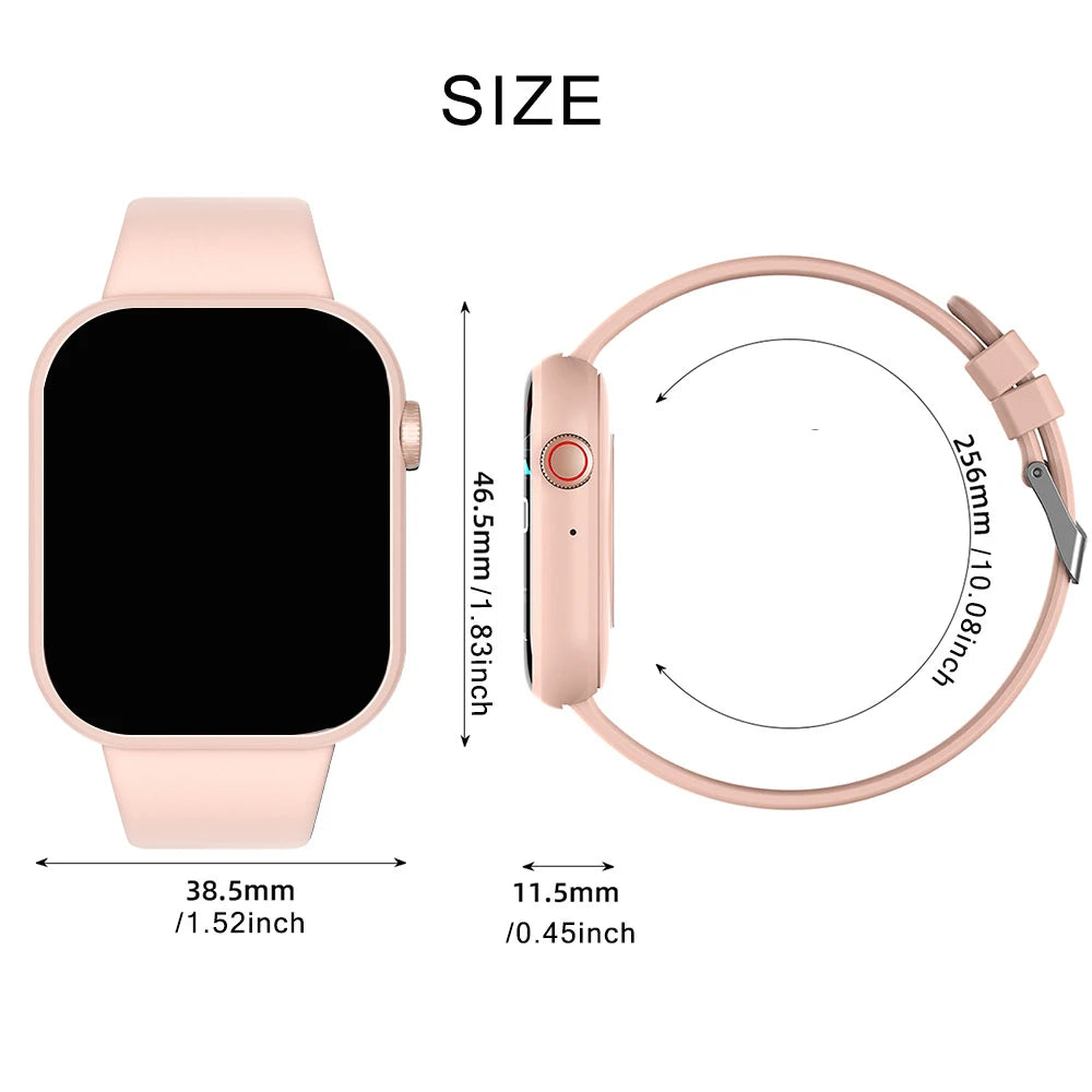 Women Smartwatch Bluetooth Dials Monitor Waterproof  Android