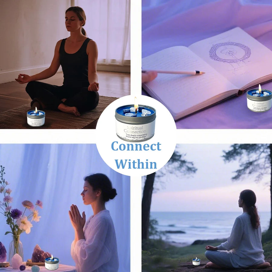 Sacred Meditation Spiritual Connection Candle  Scented Gifts