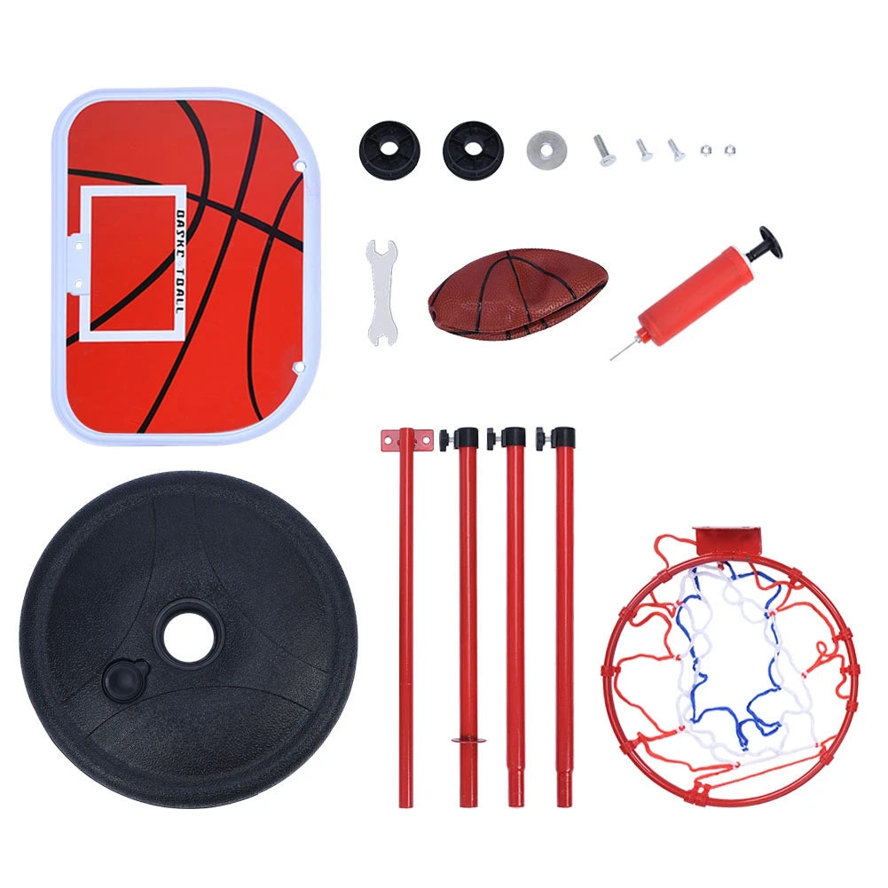 Basketball System Height Adjustable  Hoop Backboard  Children