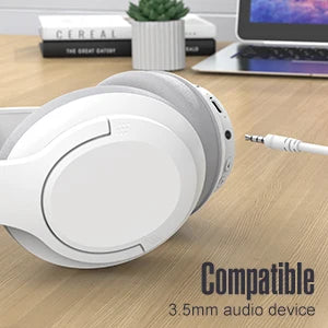Bluetooth Wireless Over-Ear Headphones Playtime Microphone,  Lightweight