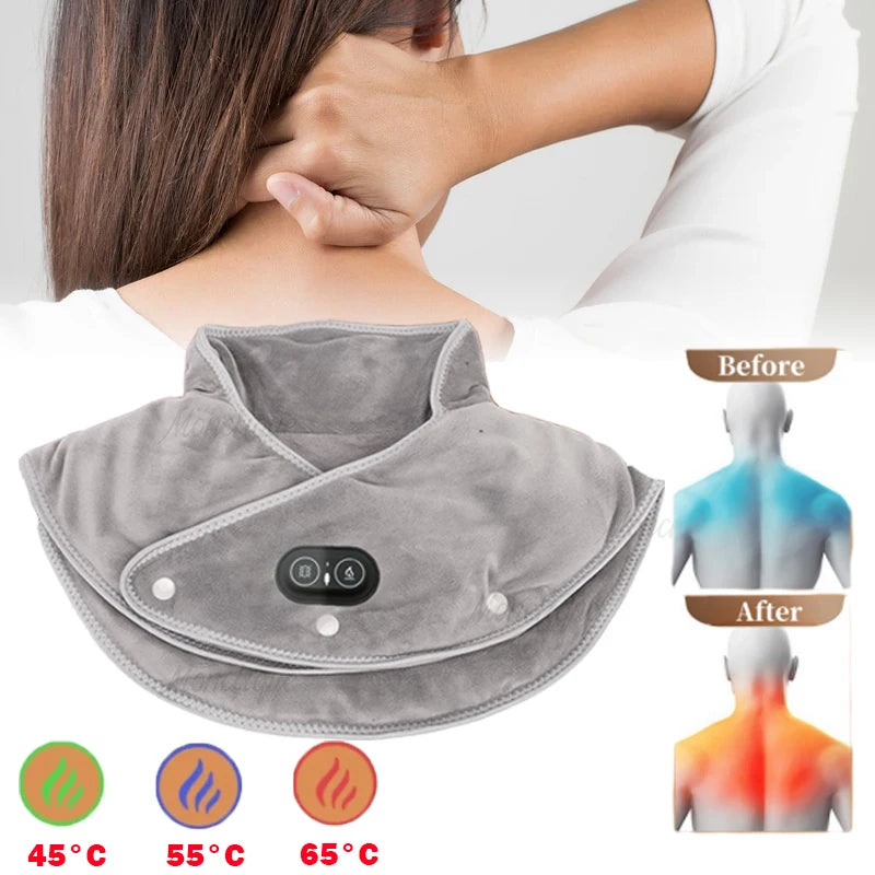 Neck Pad Cervical Wrap Thermal Compress Massager