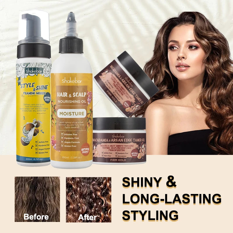 Foaming Mousse, Hair Defines Curls, Voluminous, Moisturizes