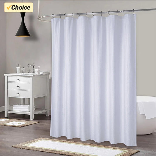 Microfiber Shower Curtain Liner Bathroom, Bathtub  Repellent