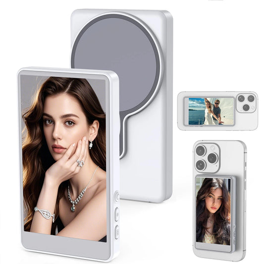 Selfie Monitor Screen Phone, Rear Camera  Wireless