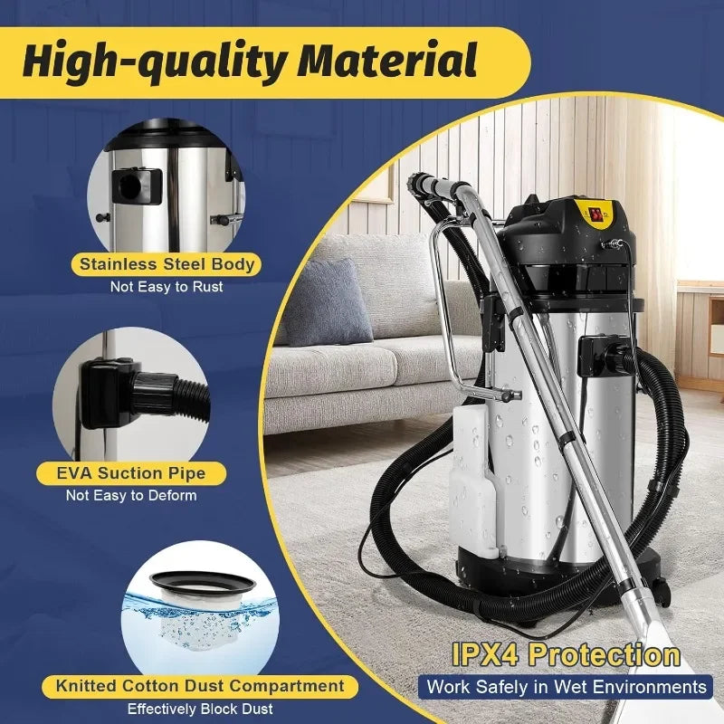 Carpet Cleaning Spraying Floor Brush Extractor Vacuum