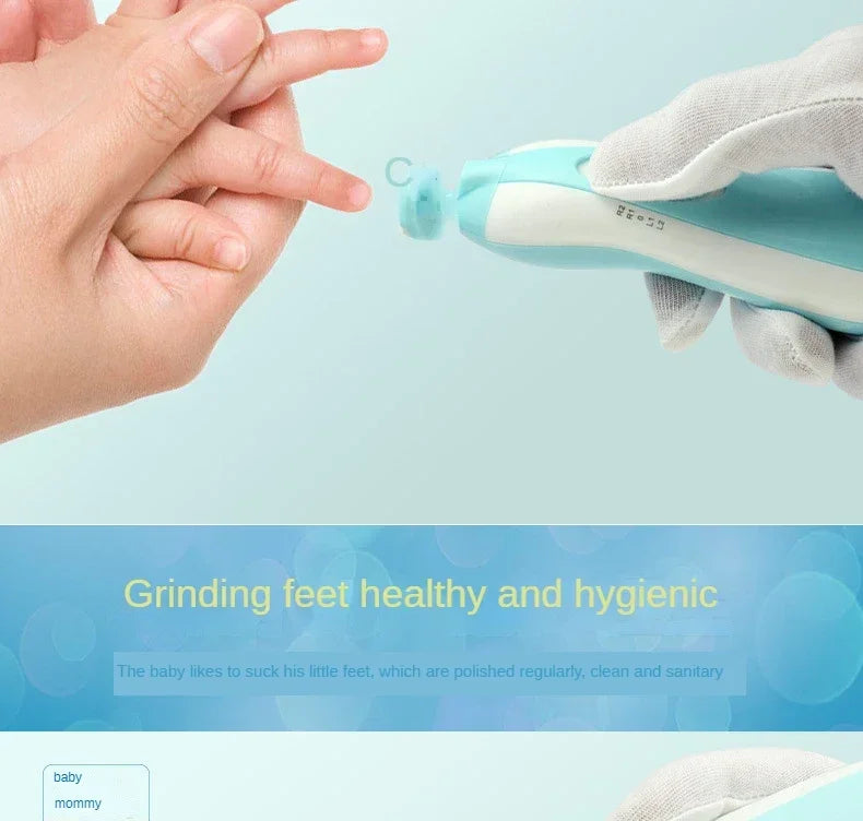 Electric Baby Nail Trimmer Hygiene  Cutter Newborn
