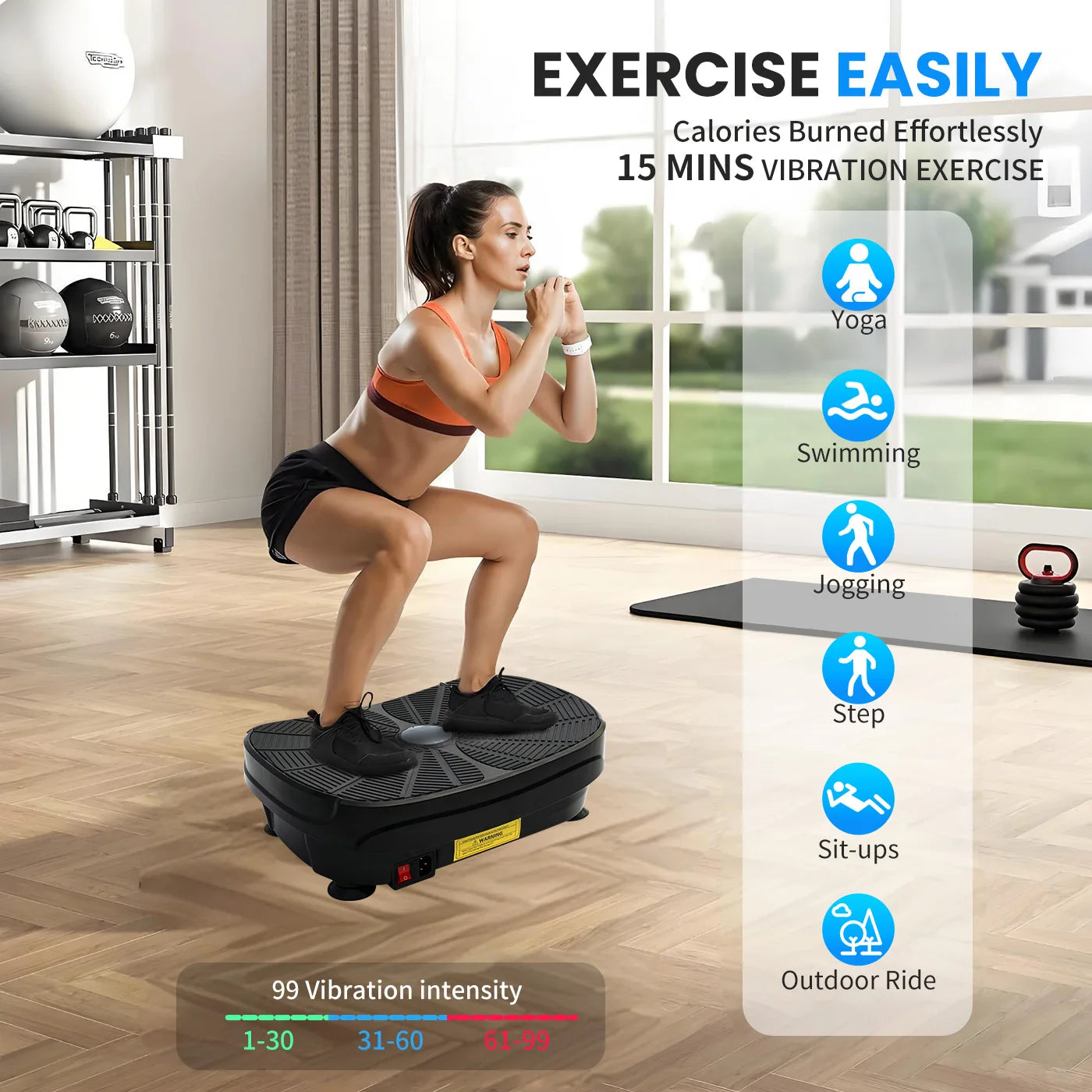 Vibration Plate Exercise   Whole Body  Weight Loss