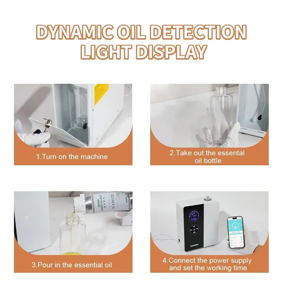 Aroma Diffuser  Machine  Air Freshener Essential Oil