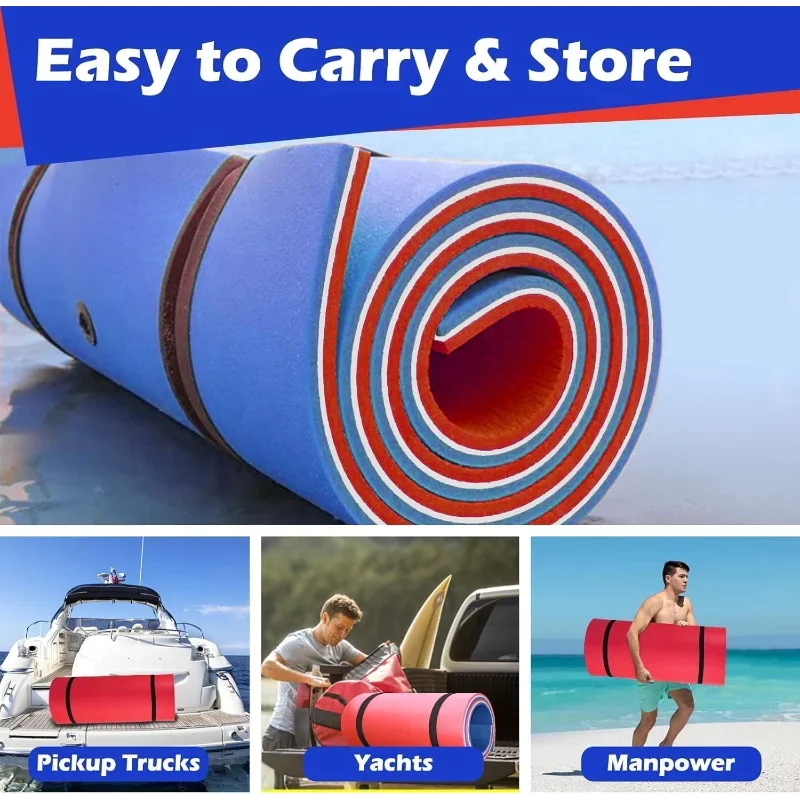 Floating Water Mat Pad  Rolled Pillow Foam