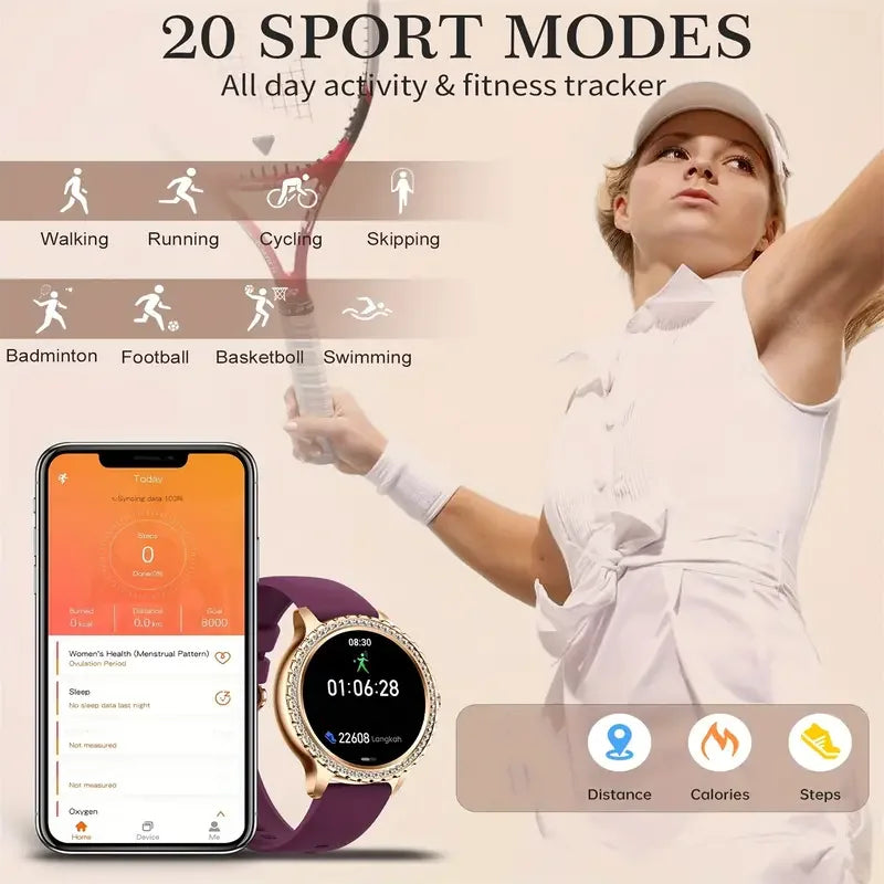 Smartwatch  Women Android  iPhone Sports Mode Fitness